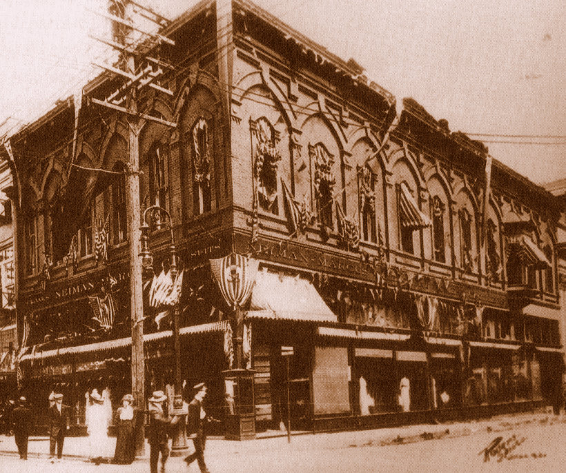Neiman-Marcus building on Commerce Street, Dallas, 1928